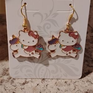 Hello kitty earrings